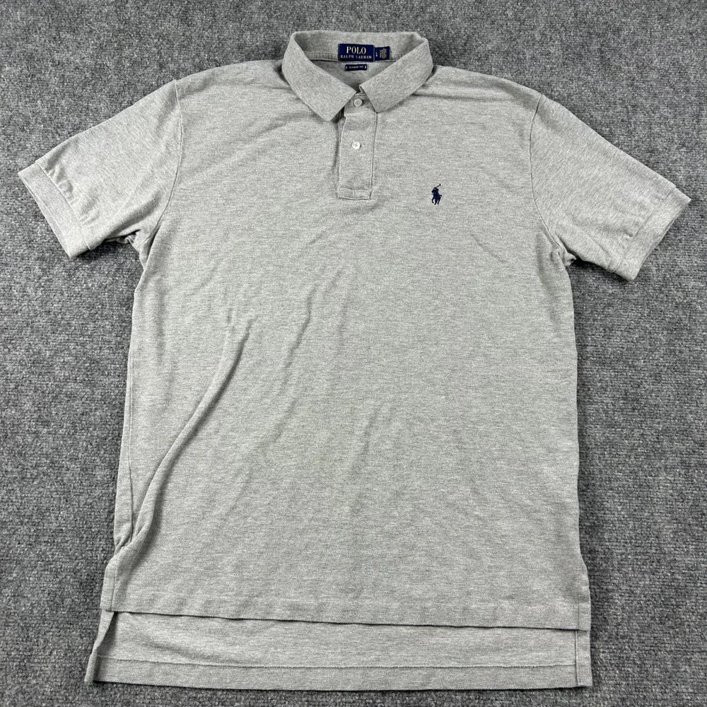 Polo Ralph Lauren Polo Shirts Mens Large Multi Color Classic Fit Cotton 3 Pack